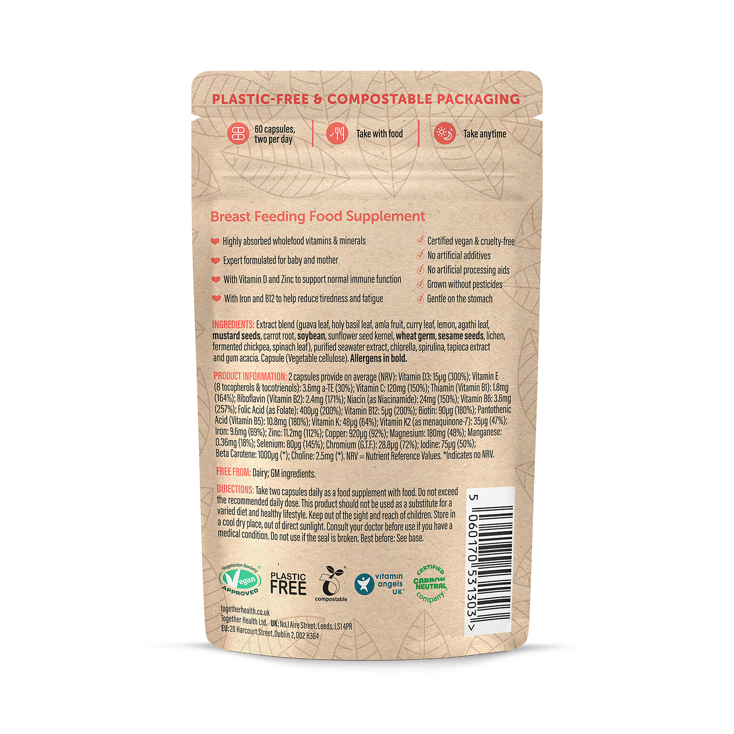 Together Health Breastfeeding Multi 60 capsules, UK version