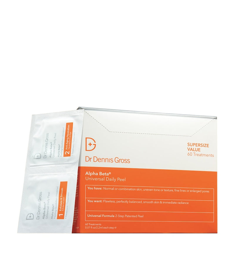 Dr Dennis Gross Alpha Beta Universal Daily face peel pack of 60, UK version