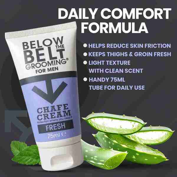 Below The Belt anti chafing cream fresh scent 75ml DUO (British brand)