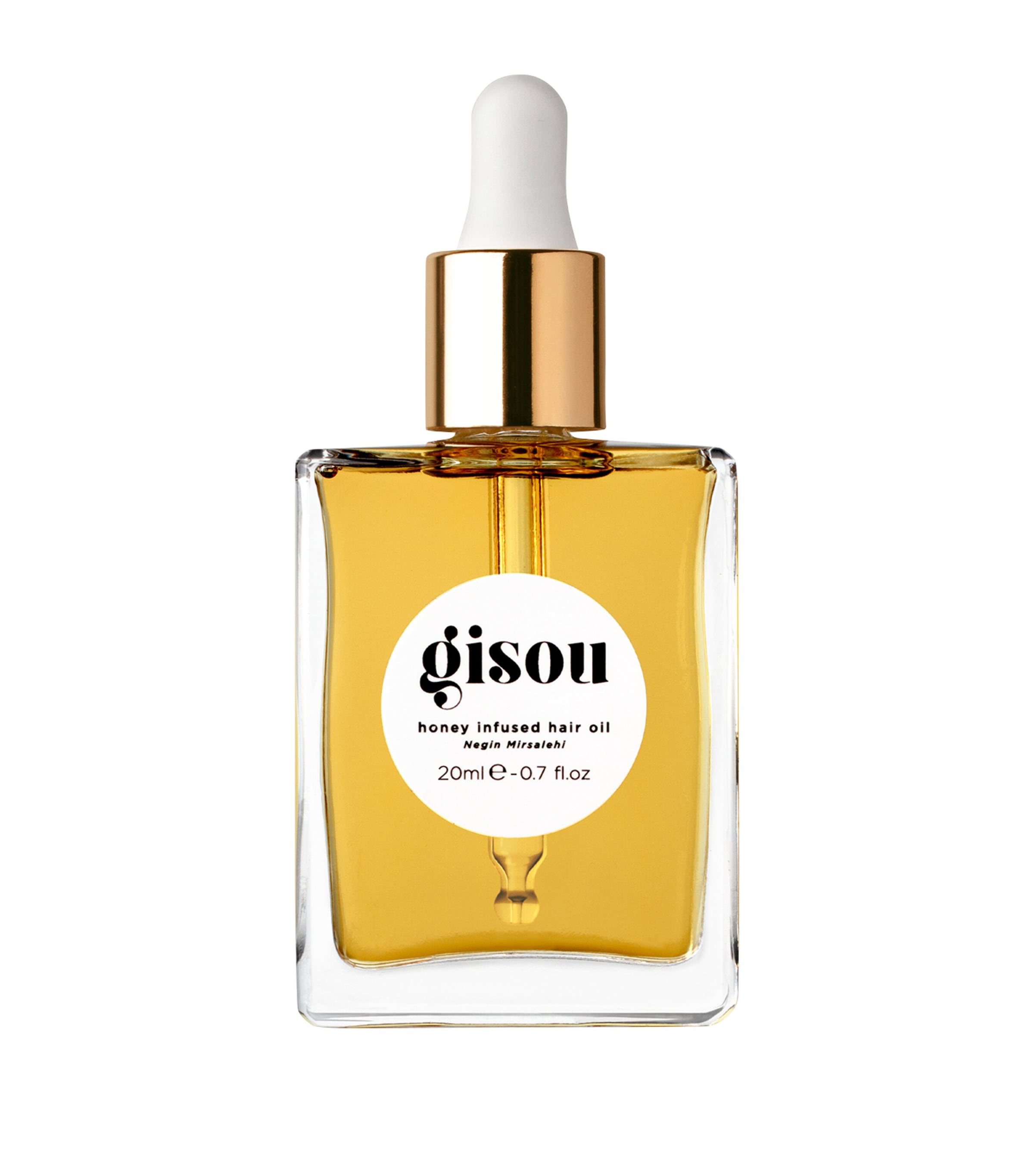 Gisou Honey Infused Hair Oil bottle 20ml, UK version