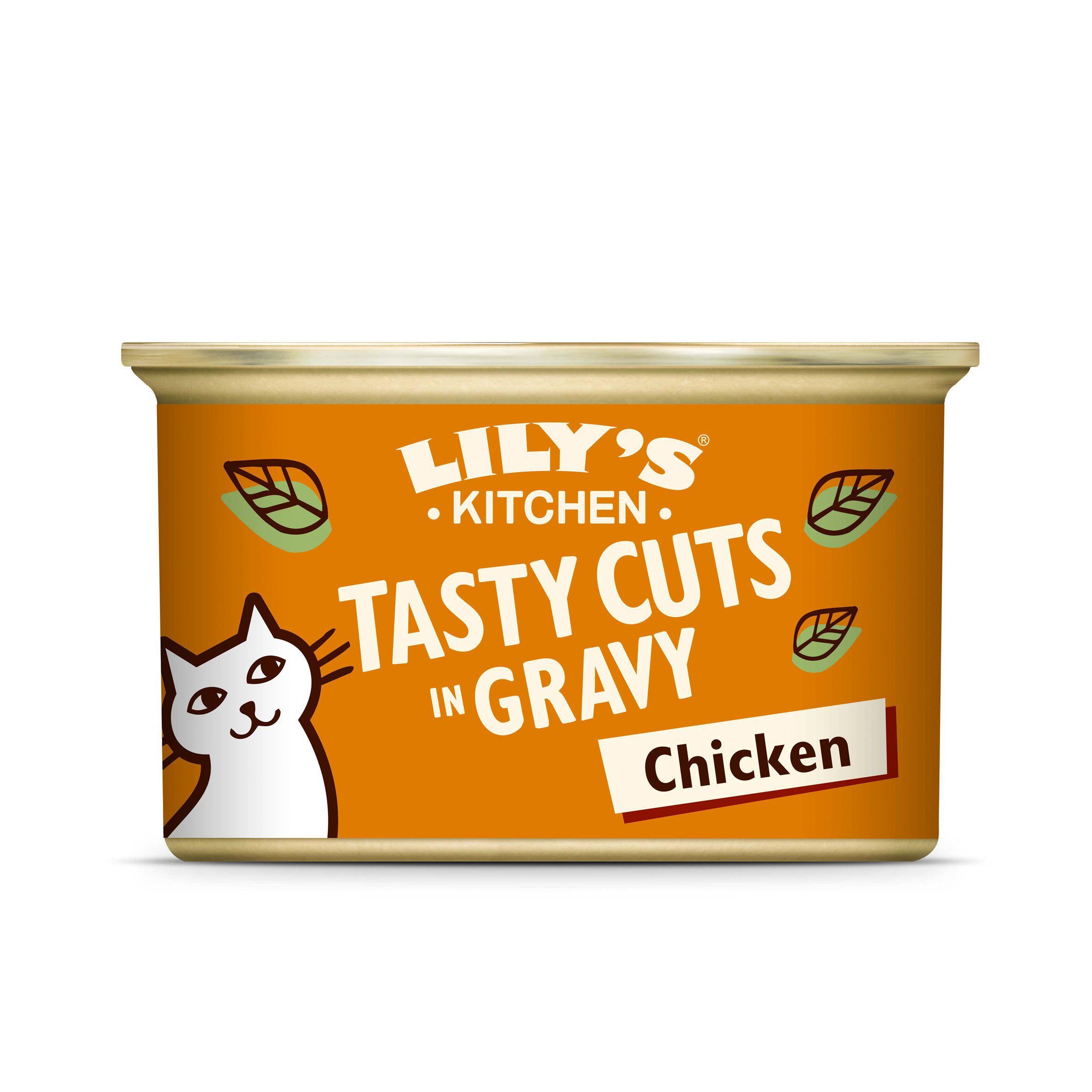 Lily's Kitchen Chicken Tasty Cuts in Gravy for Cats 85g Cat pouches & cans Sainsburys   