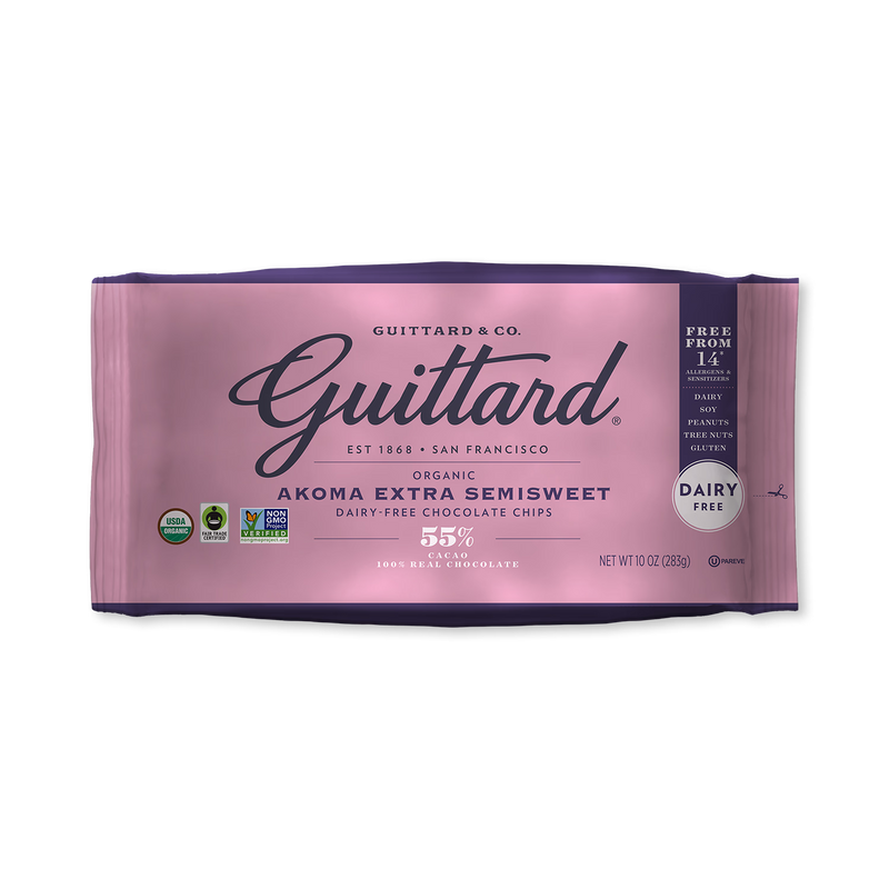 Guittard organic semisweet chocolate chips 283g, UK version