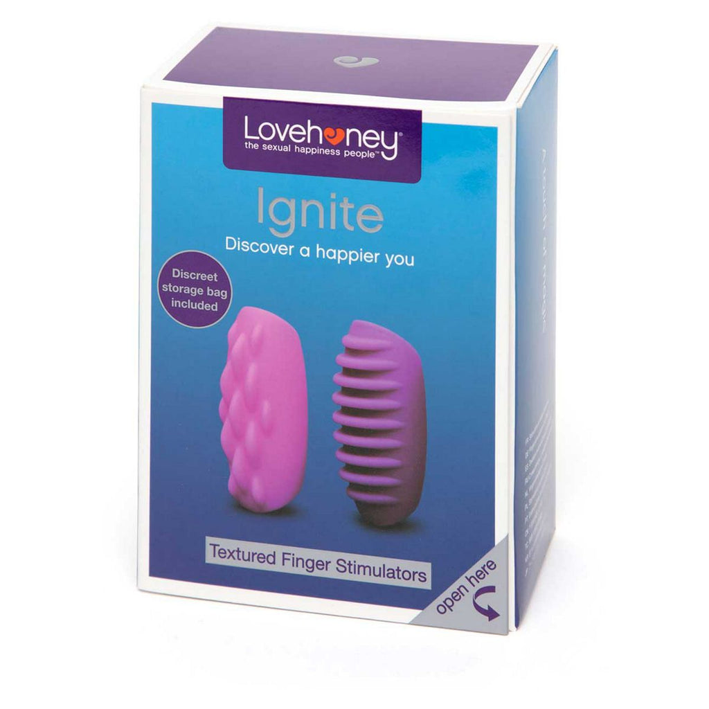 Lovehoney Ignite Textured Finger Sleeves - 2 Sleeves