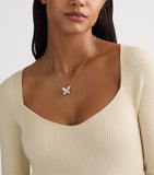 Graff diamond pavé butterfly pendant necklace, imported from the UK