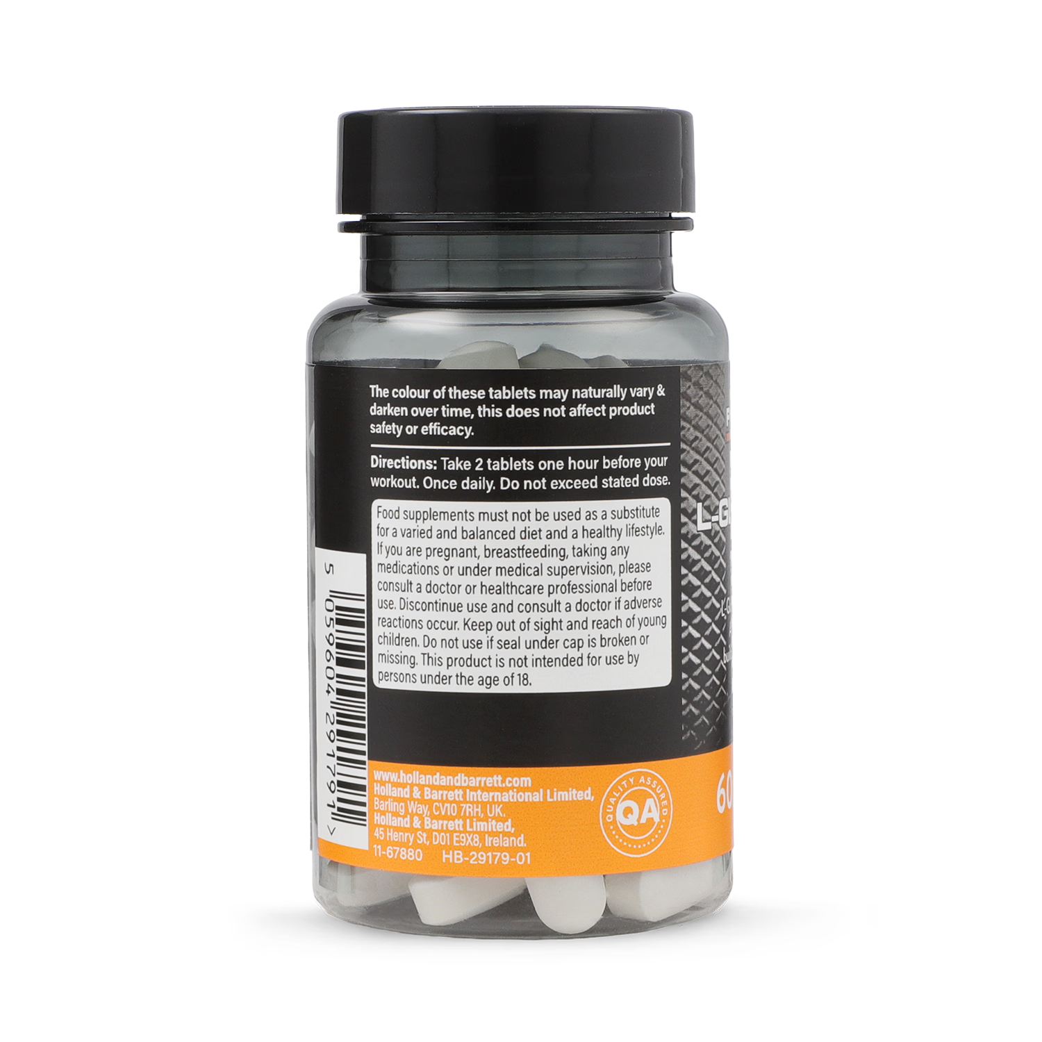 Precision Engineered L-Glutamine supplement 1000mg 60 tablets - British product