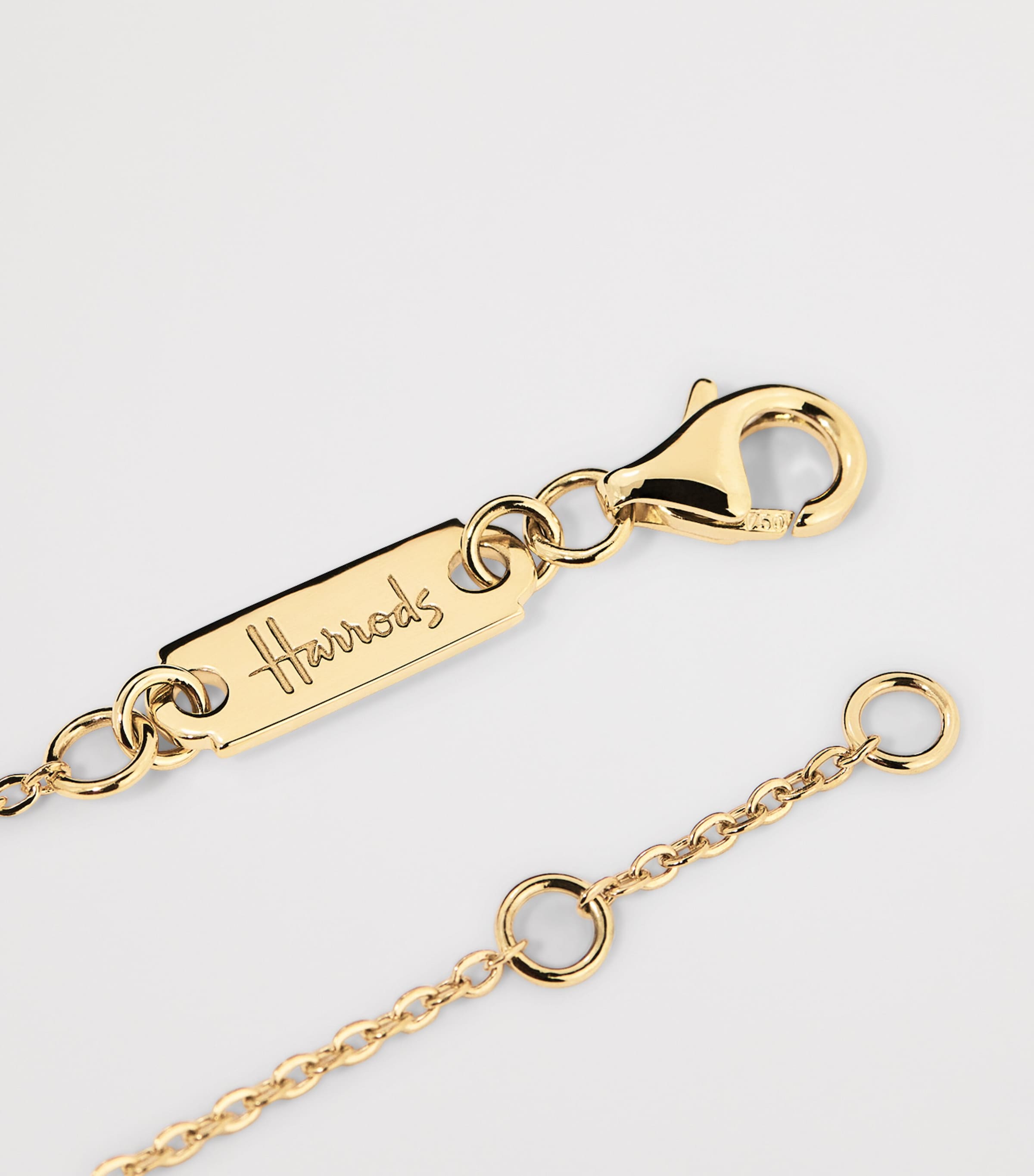 Harrods diamond pendant bracelet graduating 0.33ct, UK version