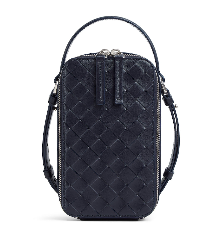 Bottega Veneta Getaway phone pouch calfskin leather (British brand)