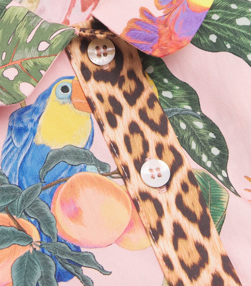 Roberto Cavalli tropical print shirt 4-14 years, imported from the UK