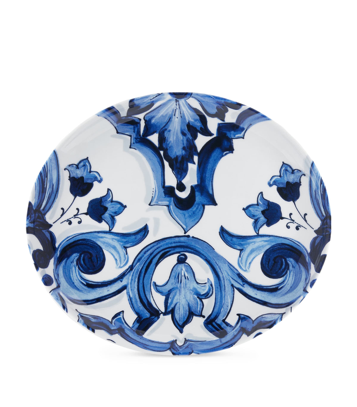 Dolce&Gabbana Casa porcelain serving plate Blu Mediterraneo 45.5cm - British product