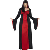Smiffys Dark Temptress costume red dress and hood, UK version