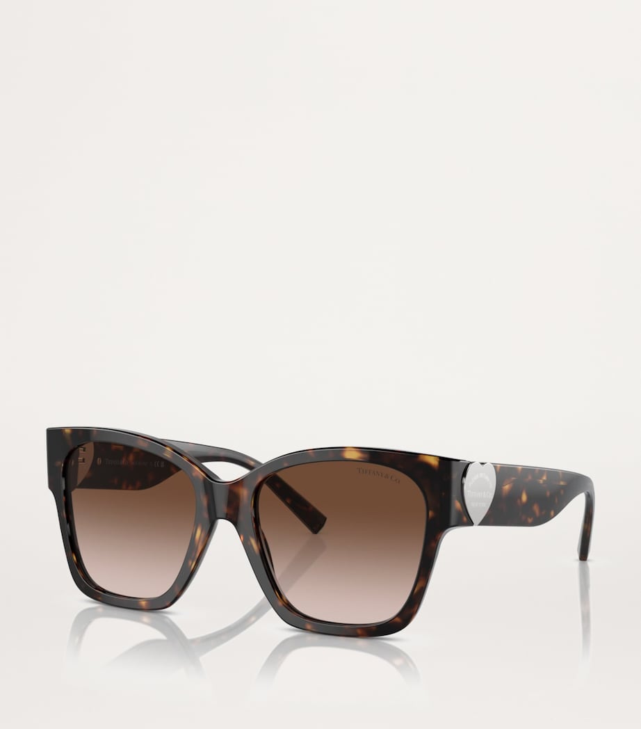 Tiffany & Co. acetate square oversized sunglasses, UK version