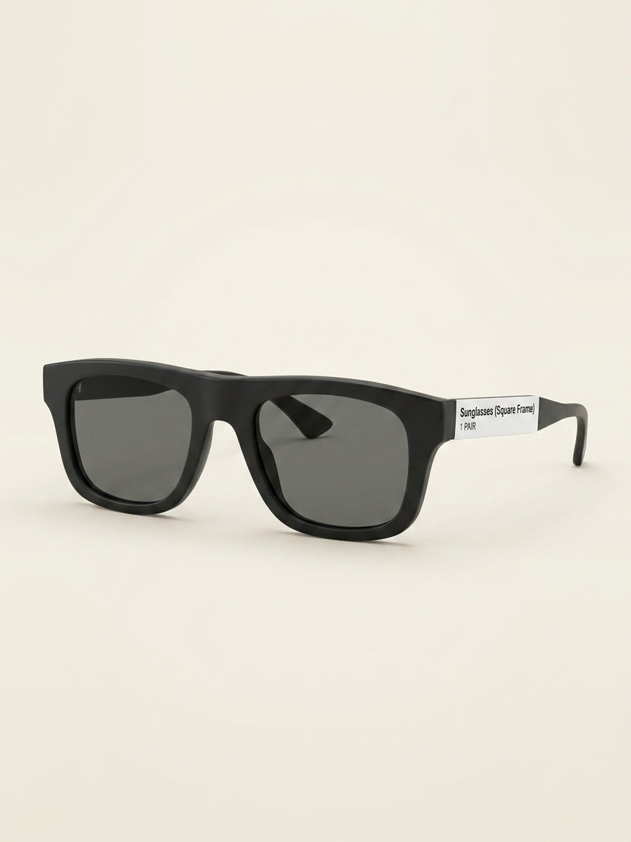 Gucci rectangular sunglasses with polyamide frame, UK version