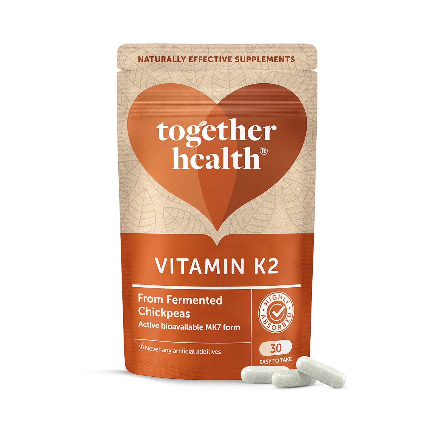 Together Health Vitamin K2 capsules 30 pack, UK version