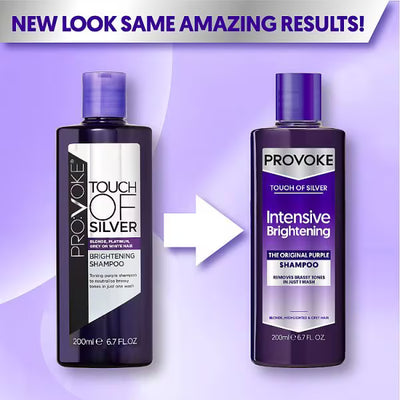 Provoke Touch of Silver Intensiv aufhellendes Lila Shampoo 200ml