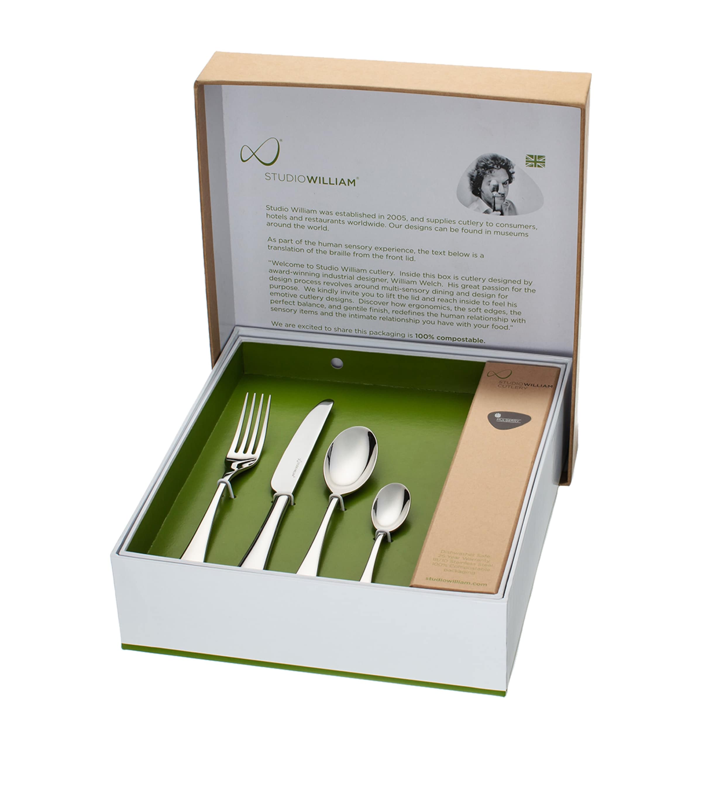Studio William Karri cutlery set 32-piece (British brand)