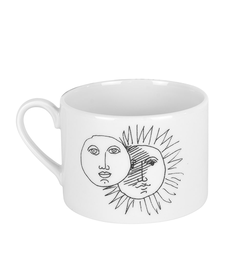 Fornasetti Solitario teacup and saucer set - British product