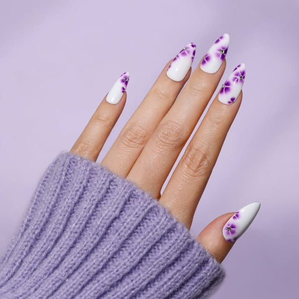 Bluesky Blossom Gel Thistle Do Nicely shade 03 violet nail gel (British brand)