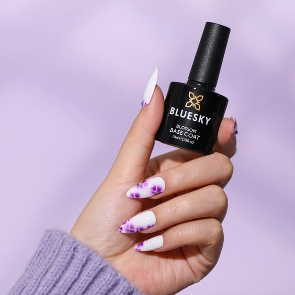 Bluesky Blossom Gel Thistle Do Nicely shade 03 violet nail gel (British brand)