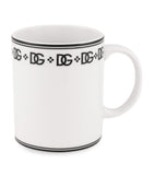 Dolce&Gabbana porcelain mug with monogram design 250ml capacity - British product