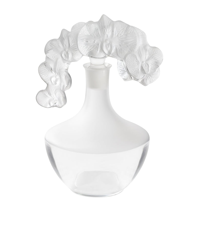 Lalique La Orchid crystal decanter 1.5L, UK version