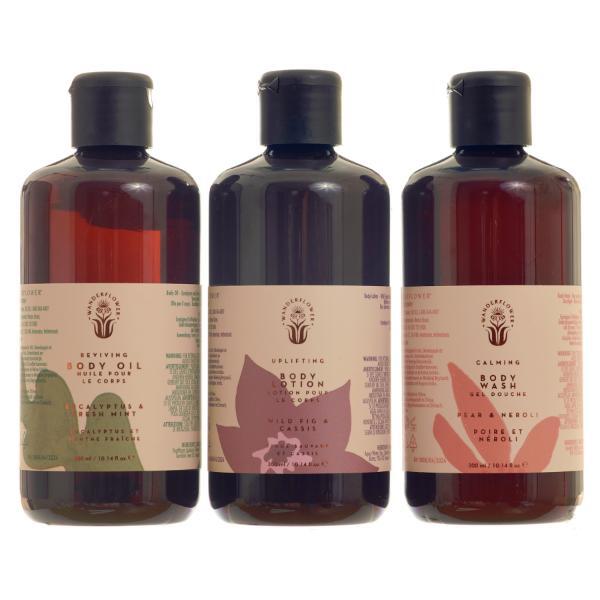 Wanderflower Revival gift set 300ml trio - British product