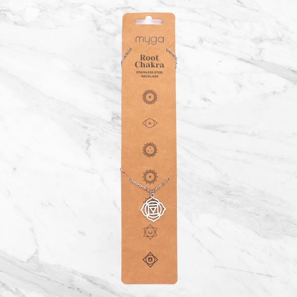 Myga root chakra necklace 43cm pendant - British product