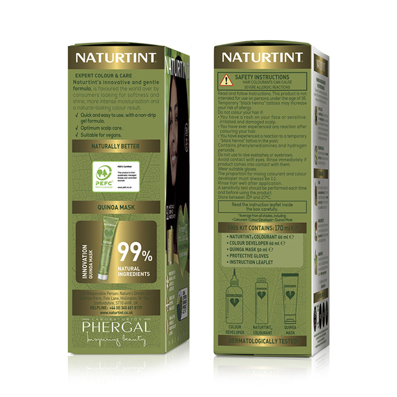 Naturtint 5GC Deep Cinnamon Brown permanent hair colour gel (British brand)