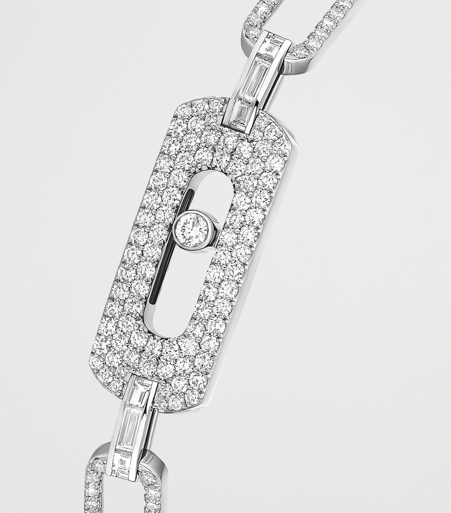 Messika Move Link diamond bracelet 14-18cm chain (British brand)