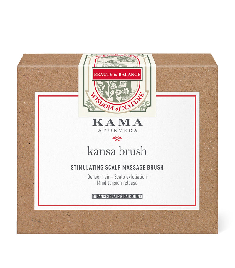 KAMA AYURVEDA Kansa Scalp Brush, UK version