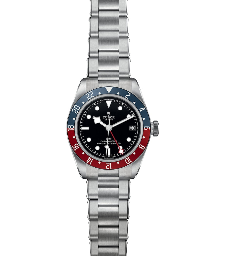 TUDOR Black Bay GMT watch 41mm with burgundy blue bezel - British product