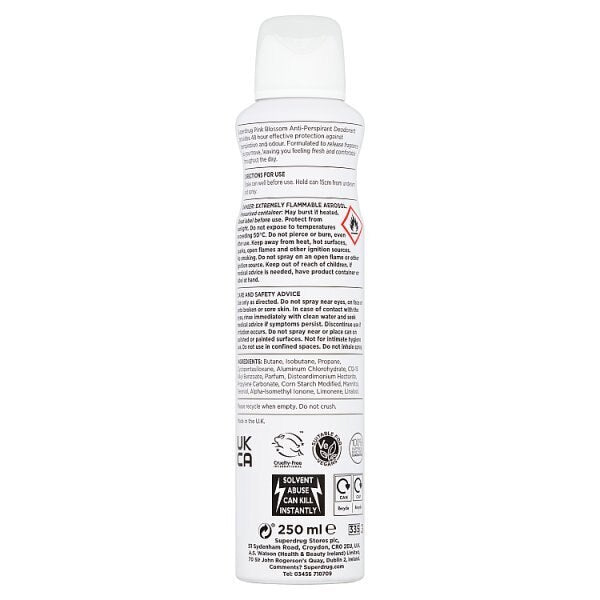 Supedrug Womens 48hr APD Pink 250ml GOODS Superdrug   