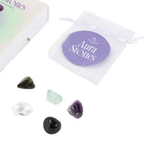 Myga Aura wellbeing stones pouch with ethically sourced crystals - British product