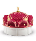 Lladró Scheherezade's Quarters scented candle with hand-etched gold lustre, 285g, UK version