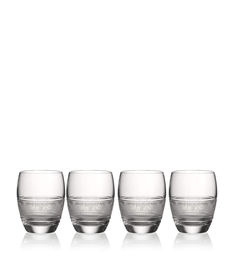 Set of 4 Crystal Helia Tumblers (410ml)