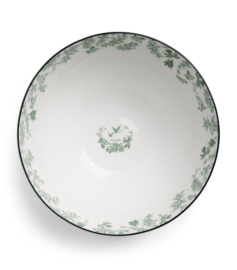 Harrods fine bone china toile bowl 25cm, imported from the UK