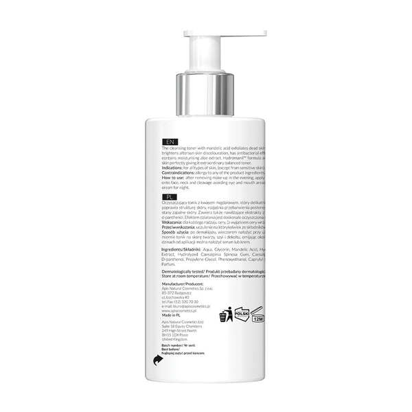 Apis Home Terapis Hydrogel Toner with Mandelic Acid 300 ml - British product