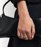 Suzanne Kalan Golden Jagged band ring in yellow gold, UK version