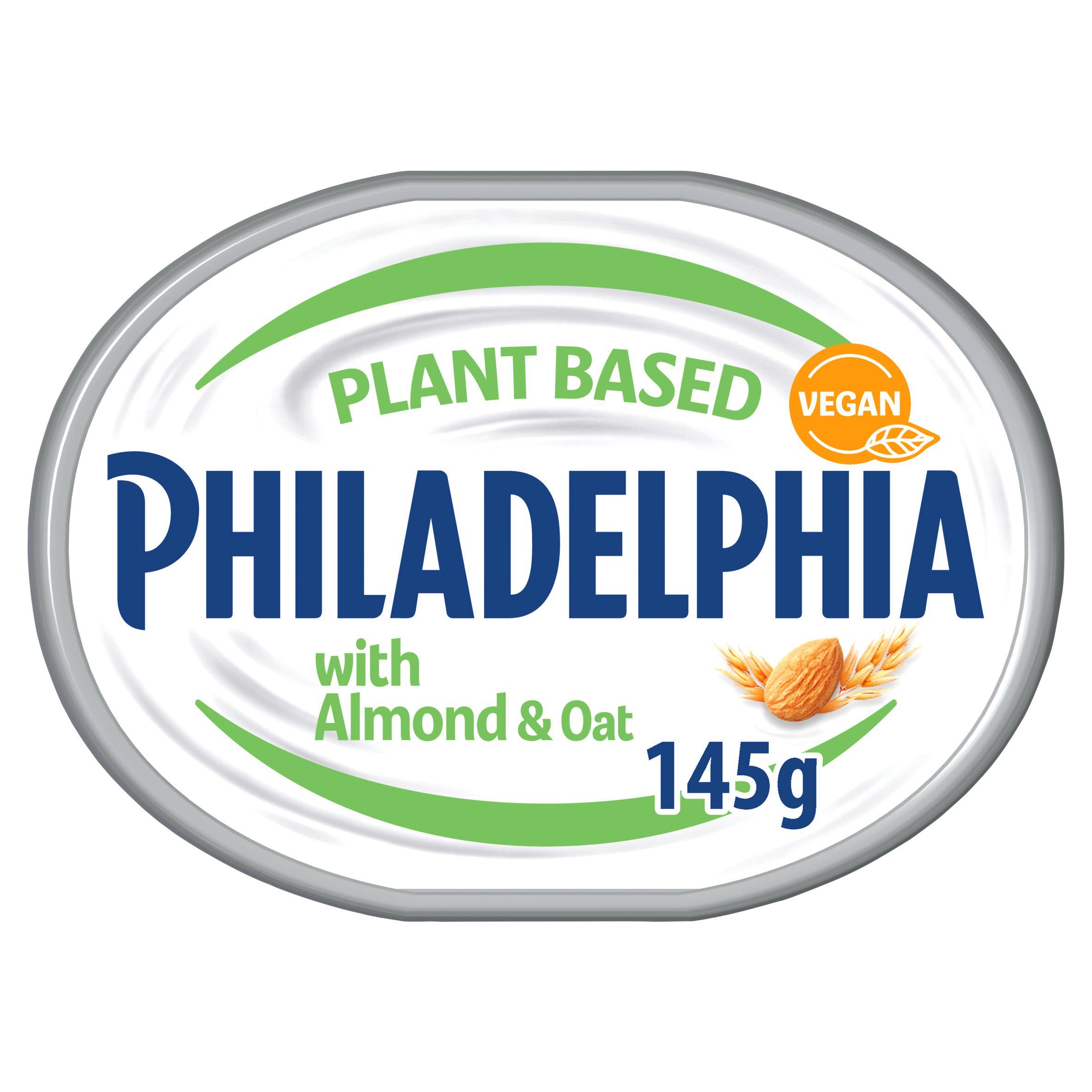 Philadelphia Vegan Almond & Oat Soft Cream Cheese Alternative 145g GOODS Sainsburys   