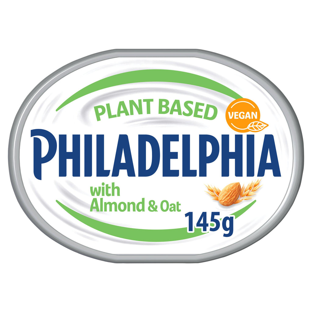 Philadelphia Vegan Almond & Oat Soft Cream Cheese Alternative 145g