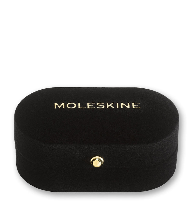 Moleskine gold-plated P notebook charm (British brand)