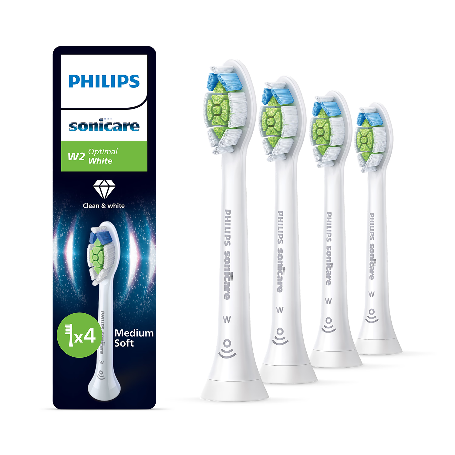 Philips Sonicare Optimal White brush heads 4-pack - British product