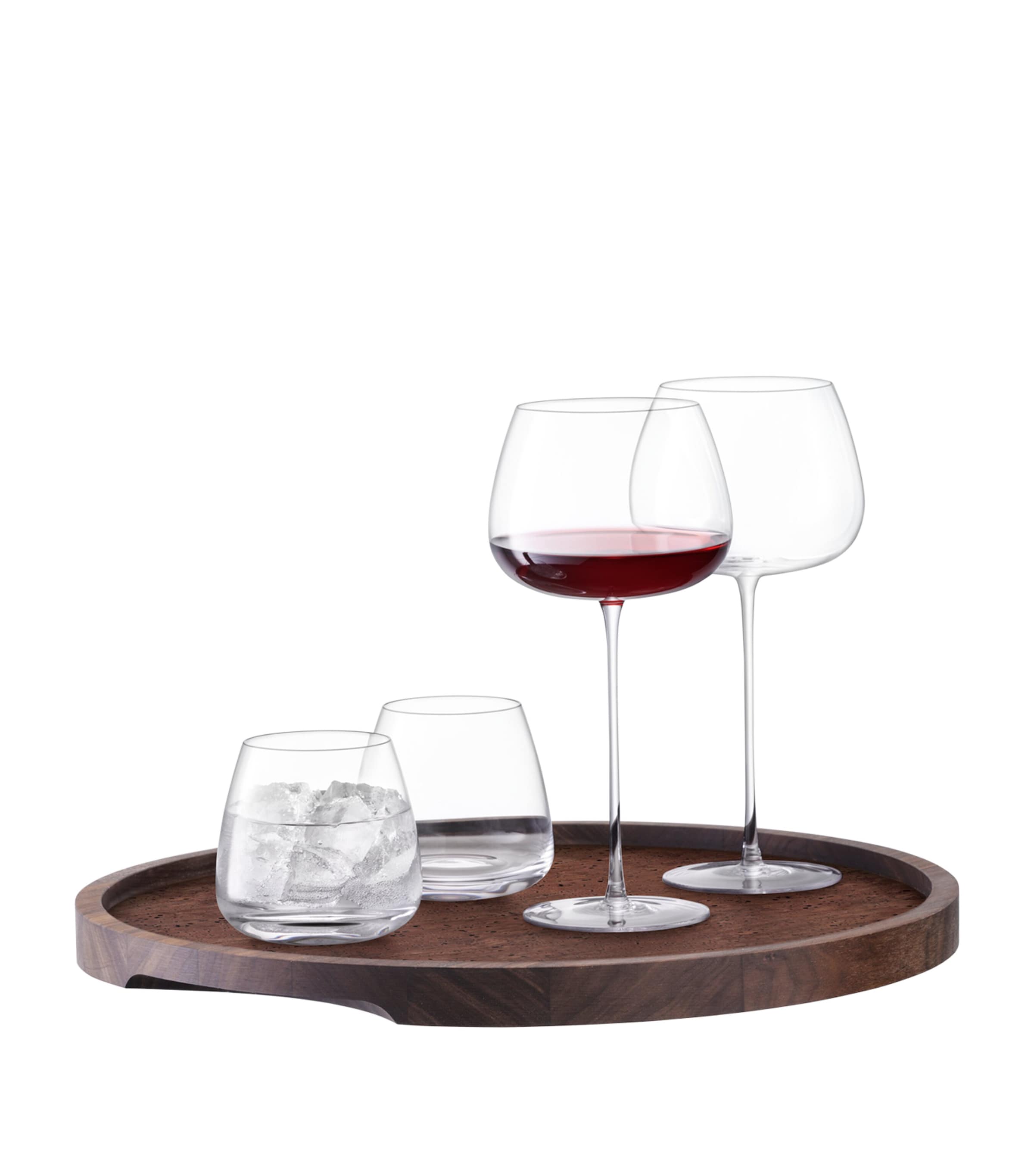 LSA International Walnut City serving tray 40cm, UK version