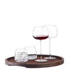LSA International Walnut City serving tray 40cm, UK version