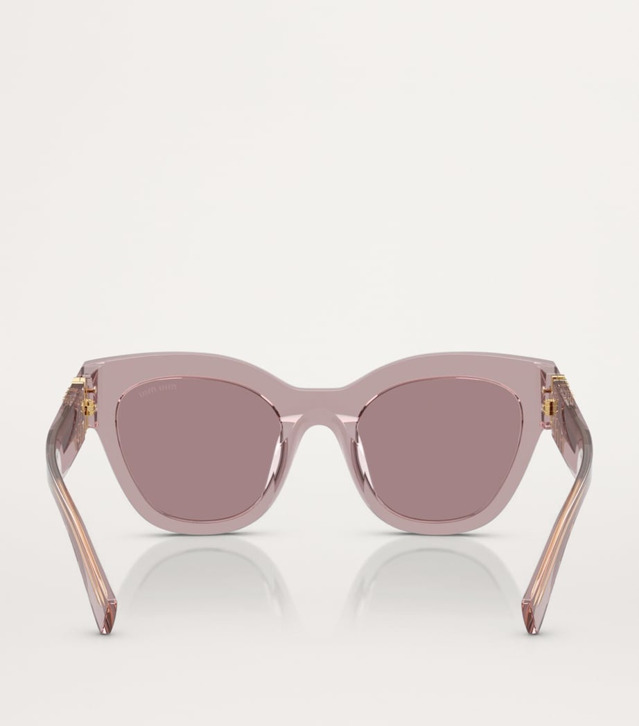 Miu Miu acetate square sunglasses MU01YS (British brand)