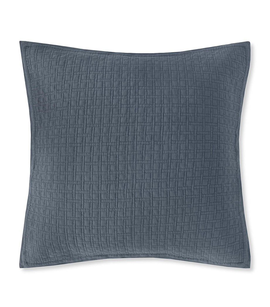 Amalia linen quilted Adorno king Oxford pillowcase 50x75cm, imported from the UK