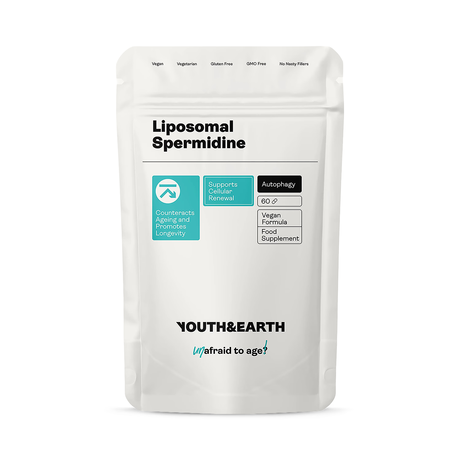 Liposomal Spermidine cellular renewal capsules 60 capsules, UK version