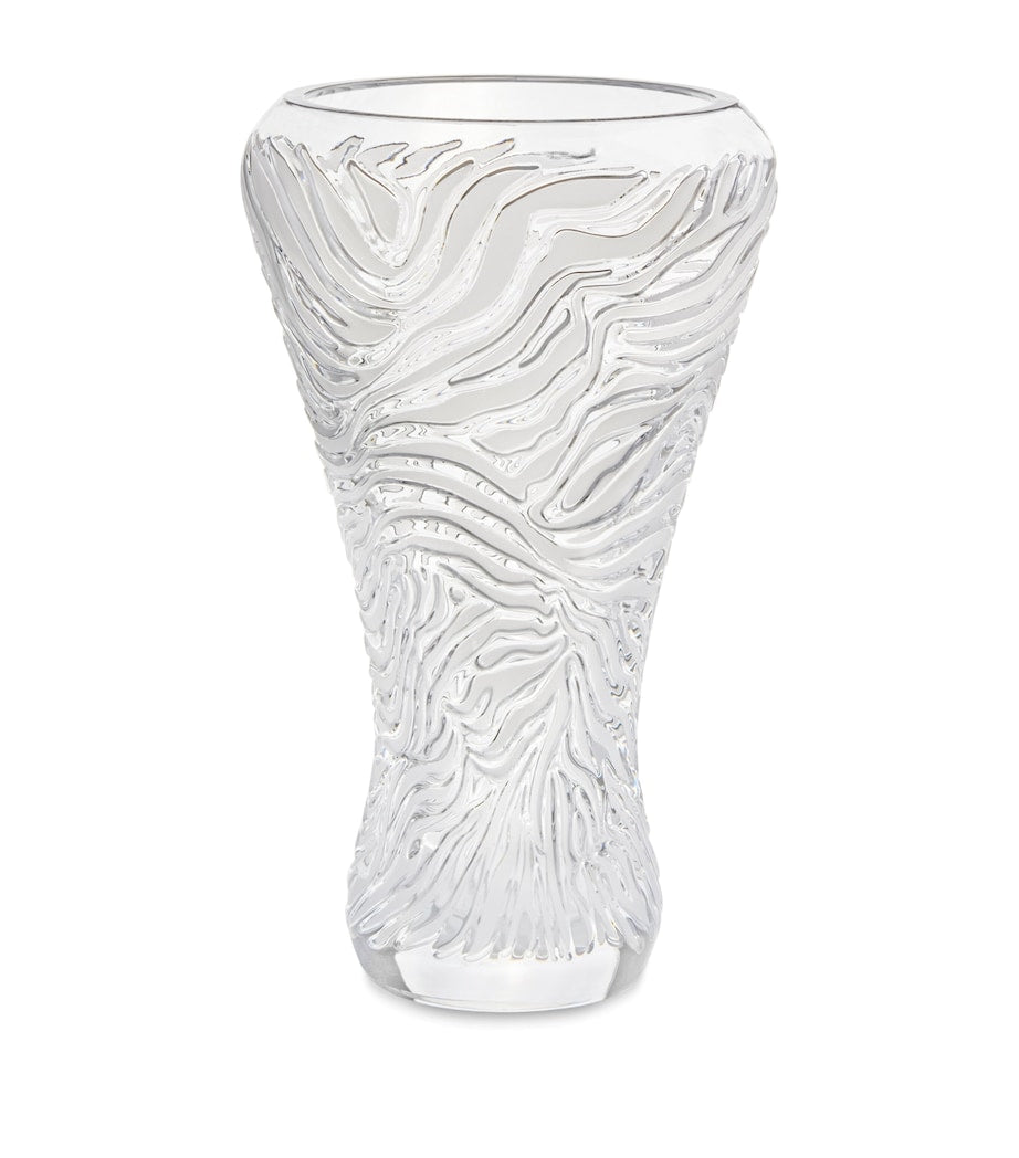 Lalique Zèbre vase 45cm, UK version