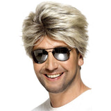 Smiffys 80s street wig short straight blonde British brand