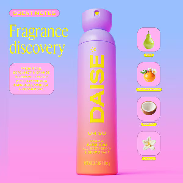Daise body spray Oh So Daise 120ml - British product