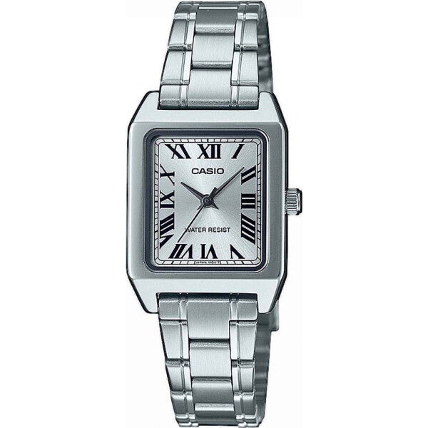 Casio Silver Ladies Collection Watch with stainless steel bracelet, imported from the UK